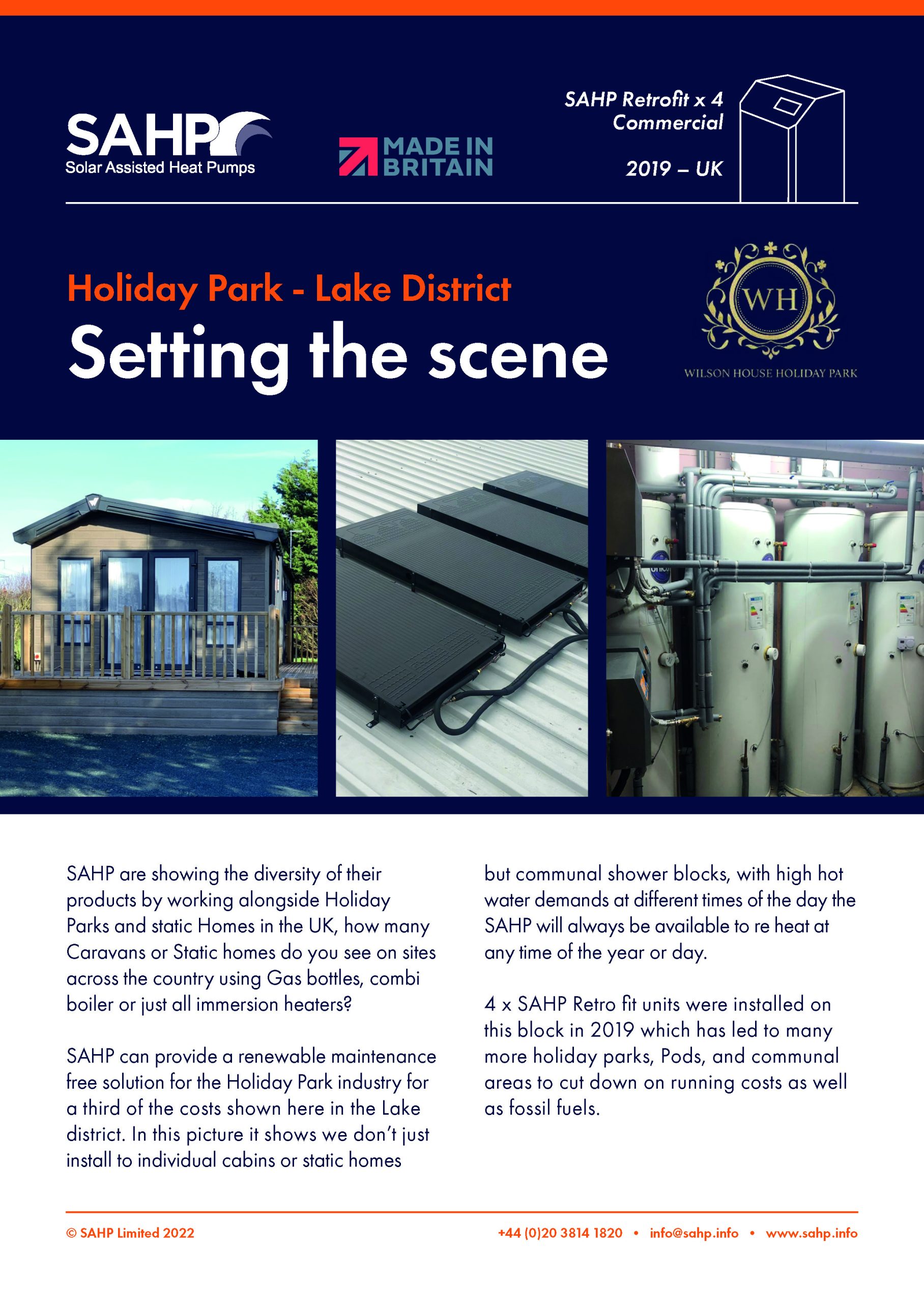 SAHP Feature sheet — Holiday Park