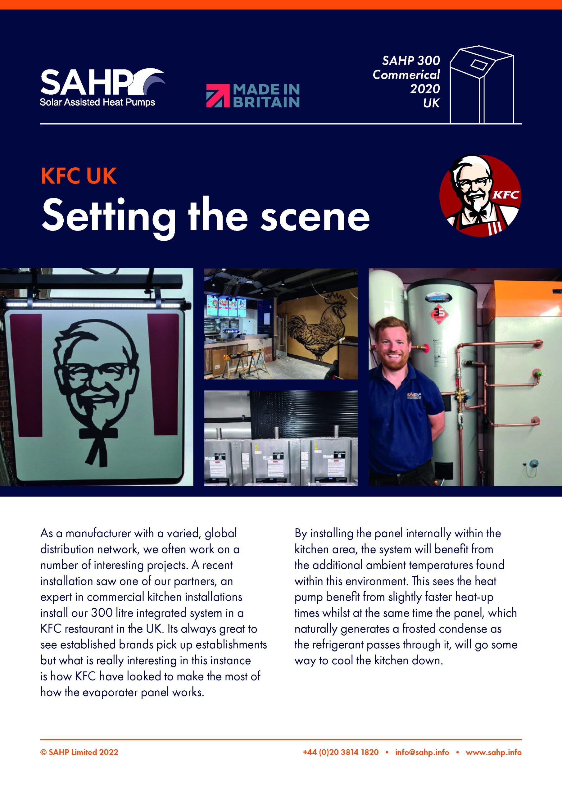 SAHP Feature sheet — KFC