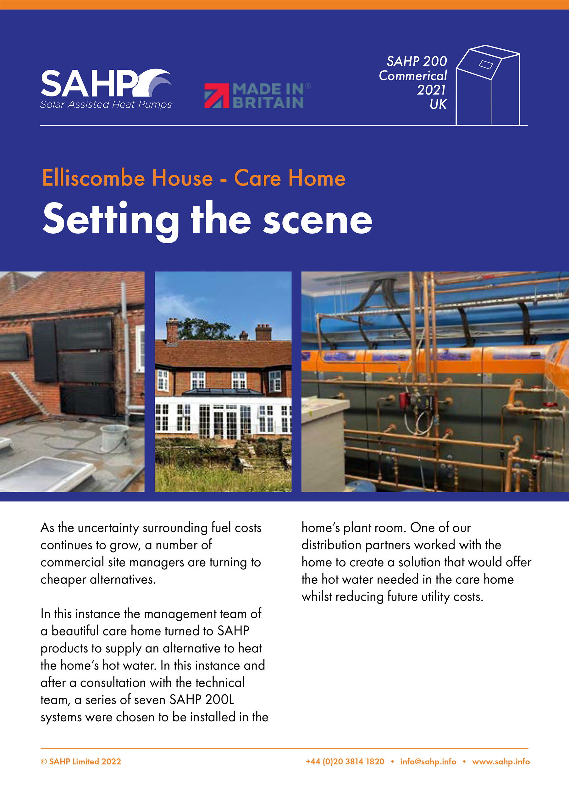 feature sheet Elliscombe house